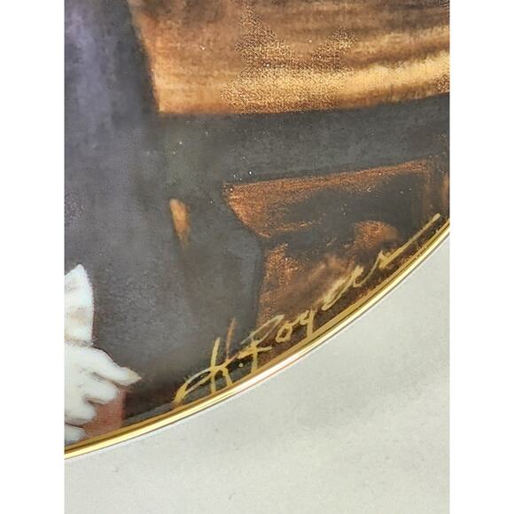 A Question Of Honor Gone With The Wind Year 1989 Fine China 8 1/2" Plate Vtg - Picture 9 of 12